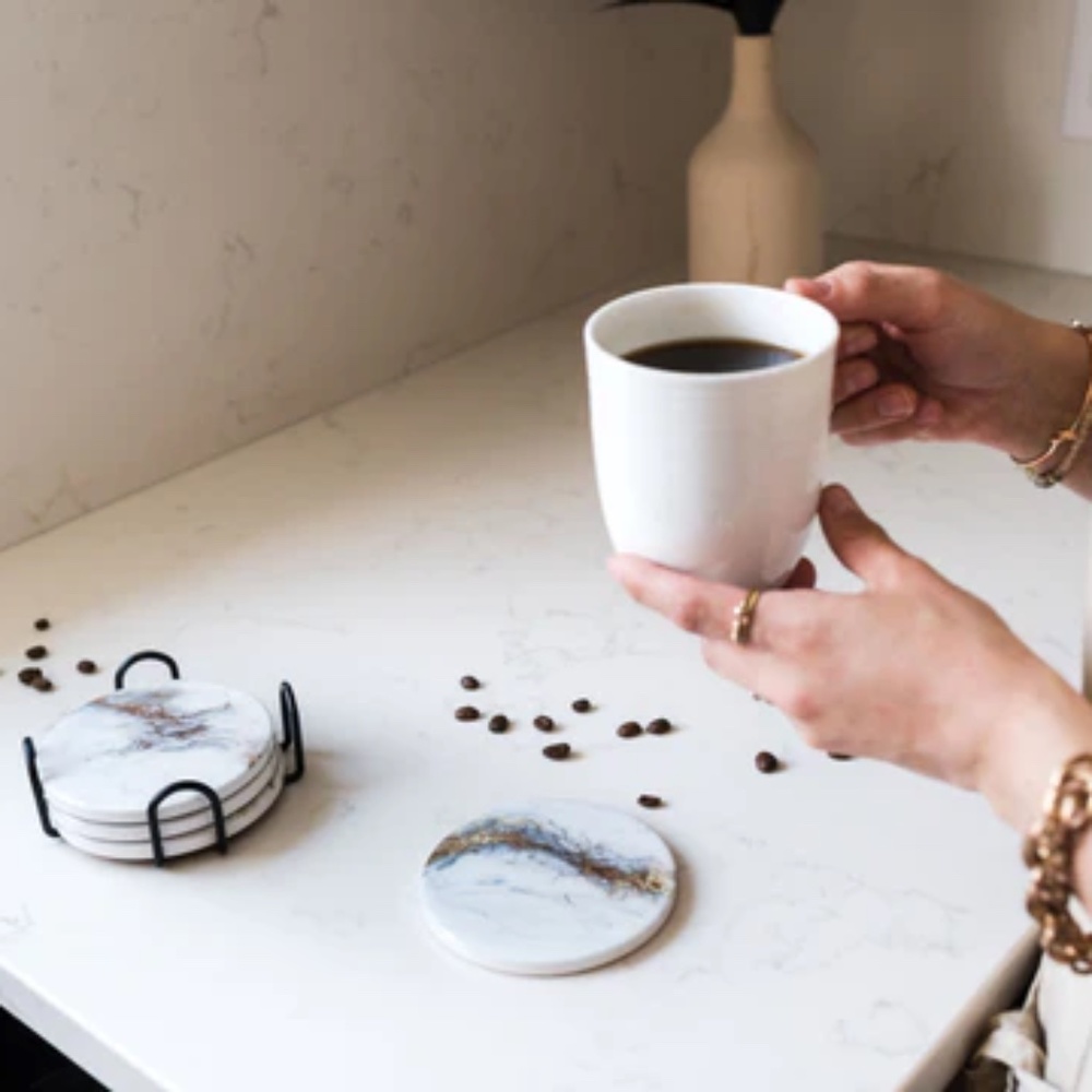 Ceramic Resin Coasters - LYNN & LIANA DESIGNS
